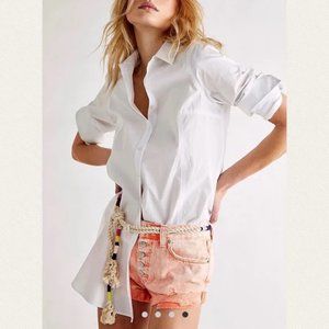 Free People Rolled Cuttoff Denim Shorts